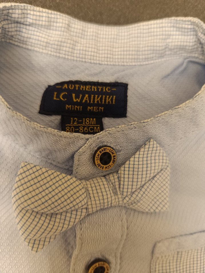 Erkek Çocuk Kısa Kollu Pamuklu Gömlek - Görsel 2