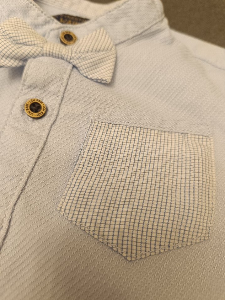 Erkek Çocuk Kısa Kollu Pamuklu Gömlek - Görsel 3