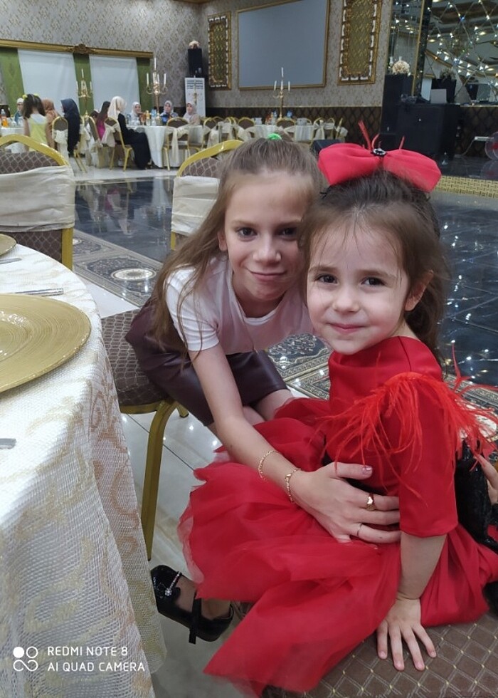 3 yaş kina kıyafeti kırmızı - Görsel 3