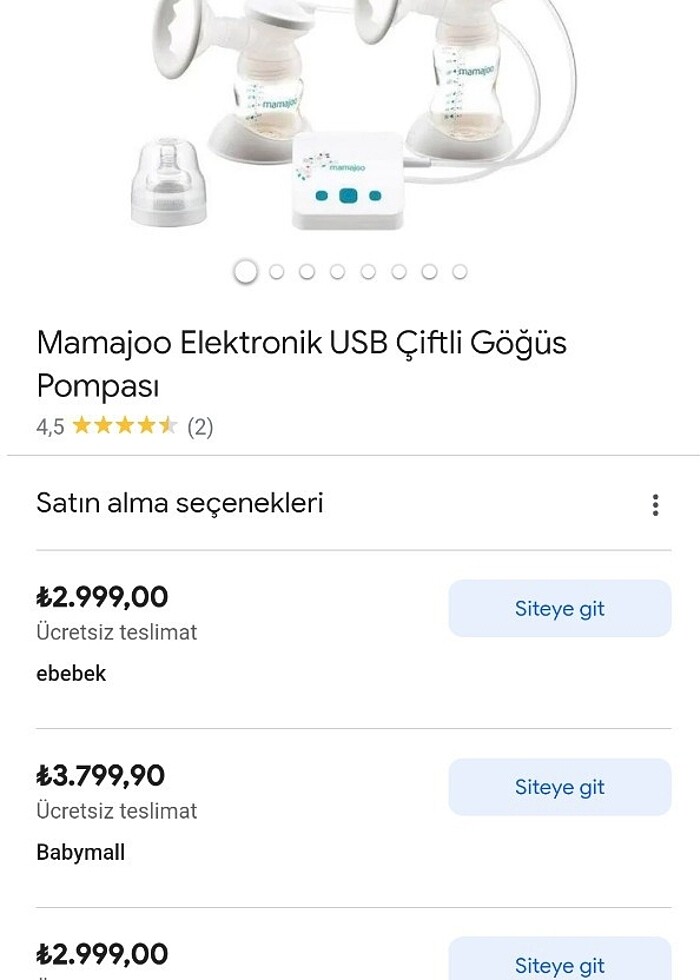 Mamajo Süt sağma makinesi - Görsel 2