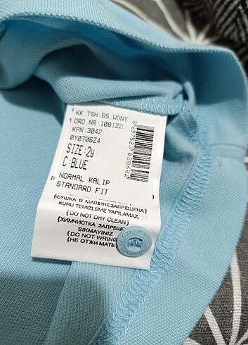 24-36 Ay Beden mavi Renk Erkek çocuk Lacoste tişört