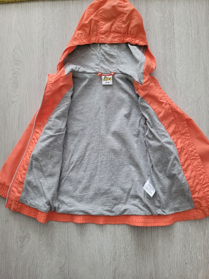 Turuncu Kapüşonlu Erkek Çocuk Ceketi - Görsel 2