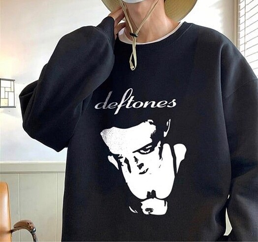Deffones Baskılı Sweatshirt