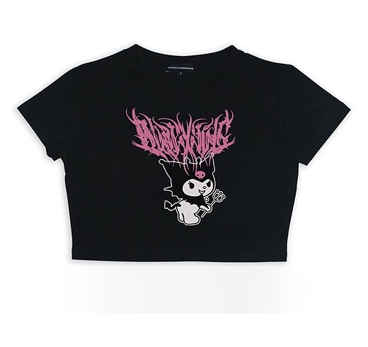 Tous Ters Dikiş Kurumi Crop