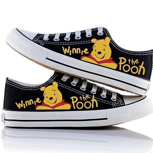 Winnie The Pooh Baskılı Unisex Ayakkabı