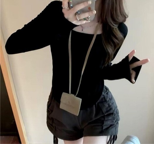 Abercrombie & Fitch Y2k Cahron Basıc Bodysuit