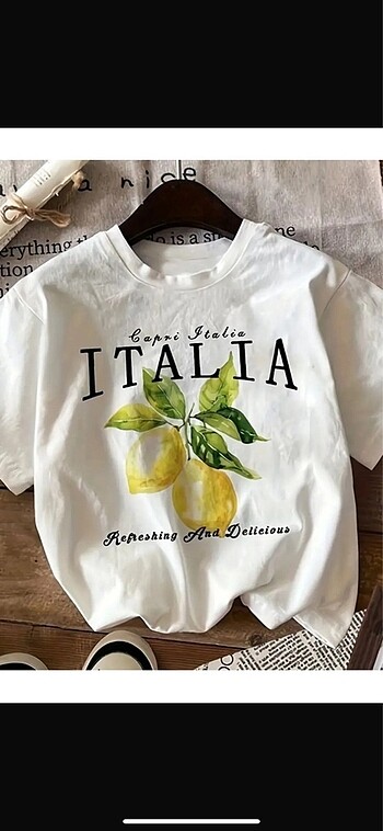 İtalia Baskılı Tshirt
