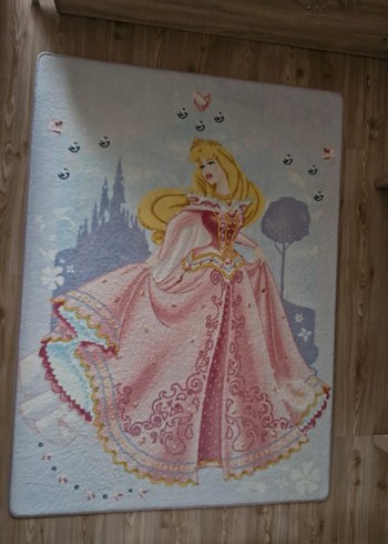 Pembe Prenses Temalı Çocuk Halısı - Görsel 2