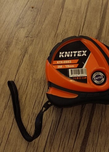  Beden Knitex kilit mandllı Çelik Şeritmetre 3m