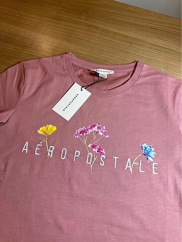 s Beden pembe Renk Aeropostale T-shirt