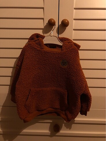 Teddy kapüşonlu sweatshirt