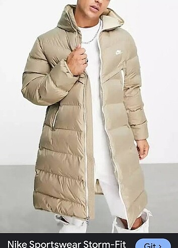 Orjinal Nike erkek parka L beden 