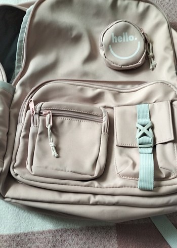 Bej Pastel Kadın Sırt Çantası - Görsel 2