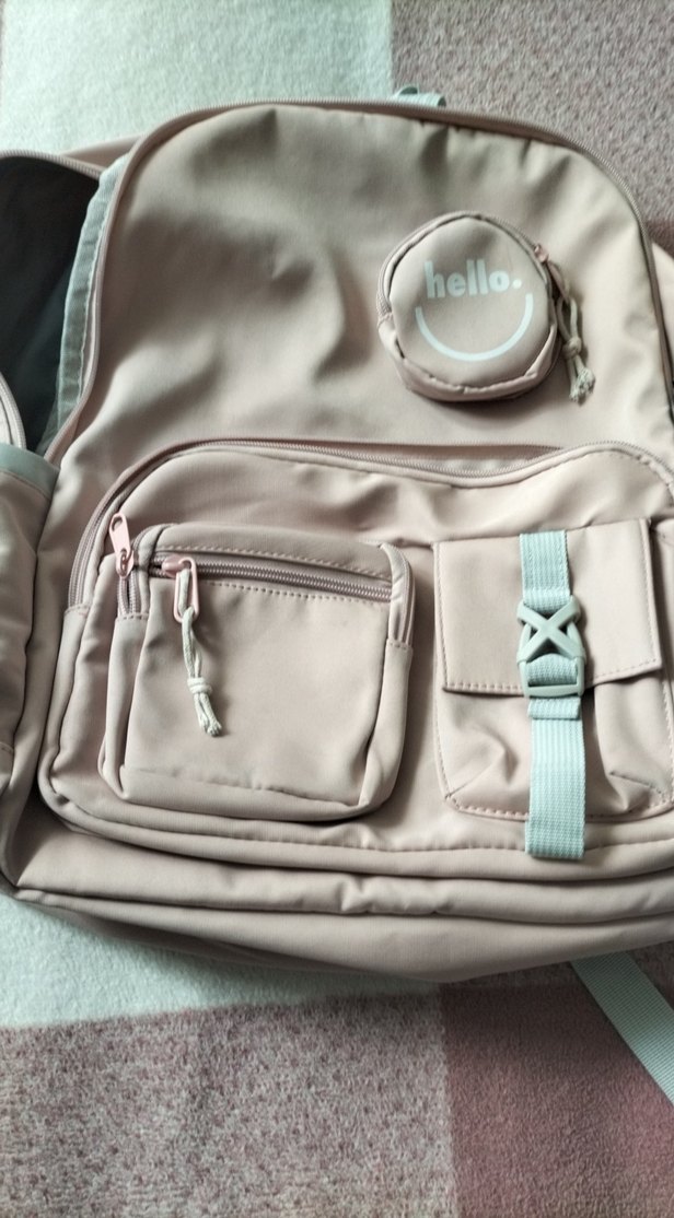 Bej Pastel Kadın Sırt Çantası - Görsel 2