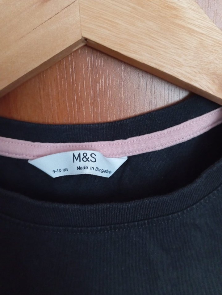 Kız Çocuk Çok Renkli Baskılı Kısa Kollu Tişört - Görsel 3