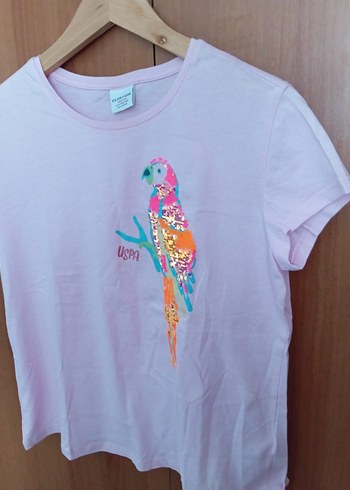 Pembe Kız Çocuk Baskılı Tişört - Görsel 3