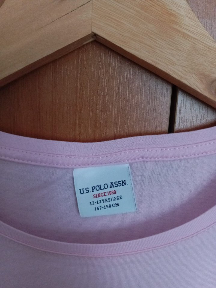 Pembe Kız Çocuk Baskılı Tişört - Görsel 4