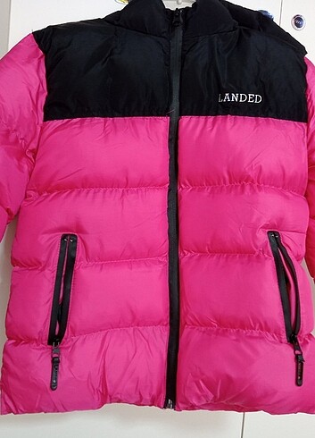 9 Yaş Beden Pembe yeni mont 
