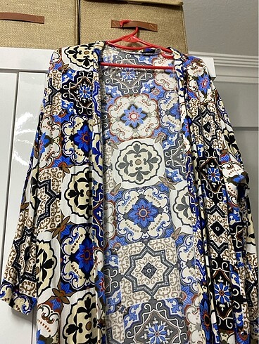 xl Beden Desenli kimono