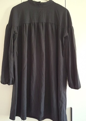 Trendyol & Milla Kadın Siyah Keten Midi Tunik