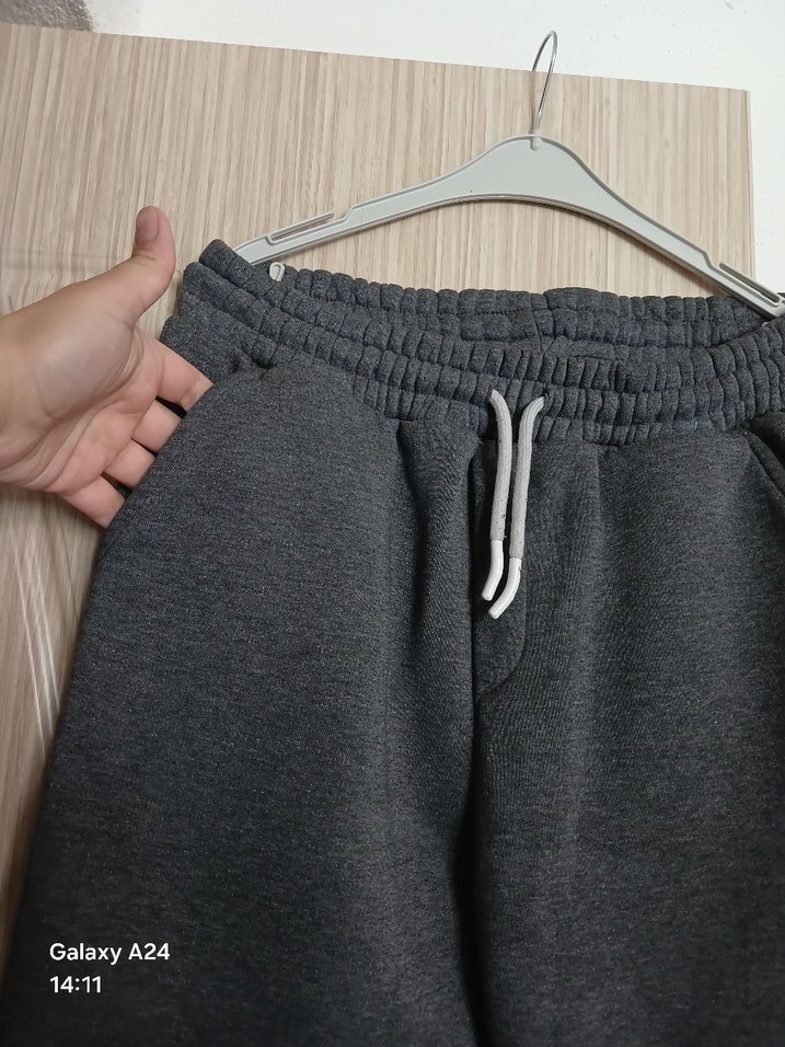 Gri Erkek Rahat Kesim Eşofman - Görsel 2