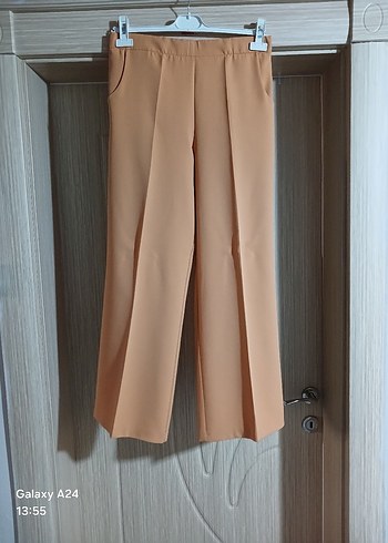 Bej Kadın Kumaş Pantolon
