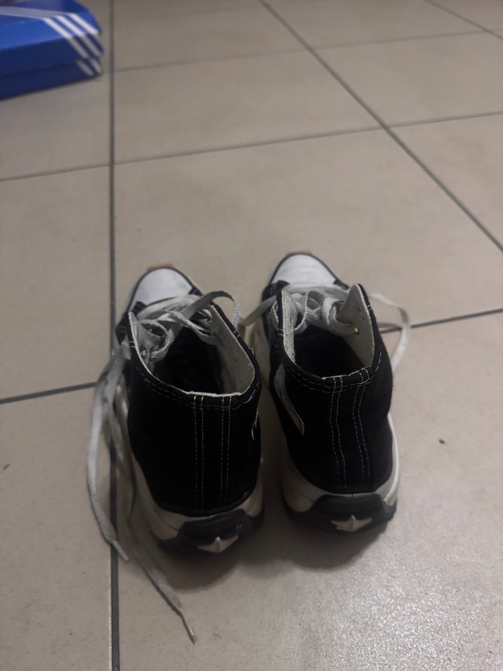 Siyah Gri Kadın Sneakers Stiletto Topuklu - Görsel 2