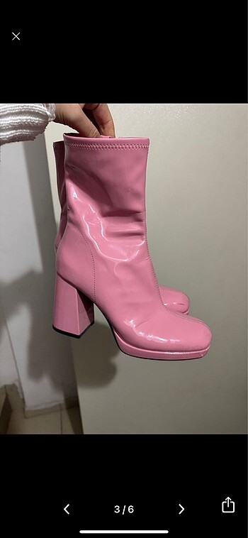 39 Beden pembe Renk Bershka bot
