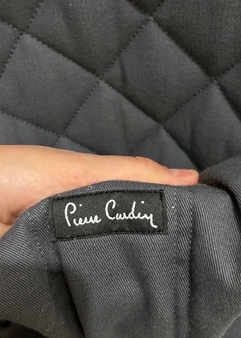 Pierre Cardin Dugmeli Gri Denim Hamile Ceketi