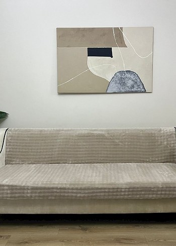 Tavşan Tüyü Kaymaz Koltuk Örtüsü - Görsel 3