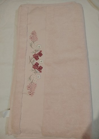 Pupilla Nakışlı Pembe Banyo Havlusu - Görsel 5