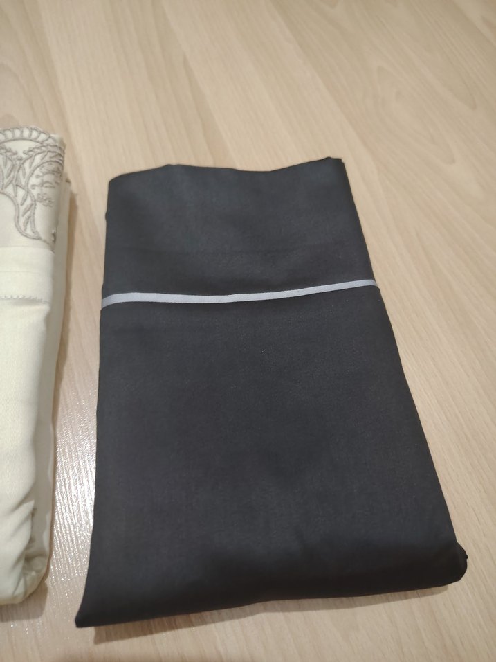 Pamuk Saten Biyeli Yastık Kılıfı - Görsel 4