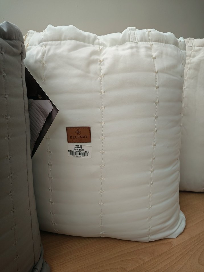 Belenay Luna Bej Yatak Örtüsü Takımı - Görsel 3