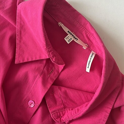 m Beden Koton Poplin Oversize Gömlek