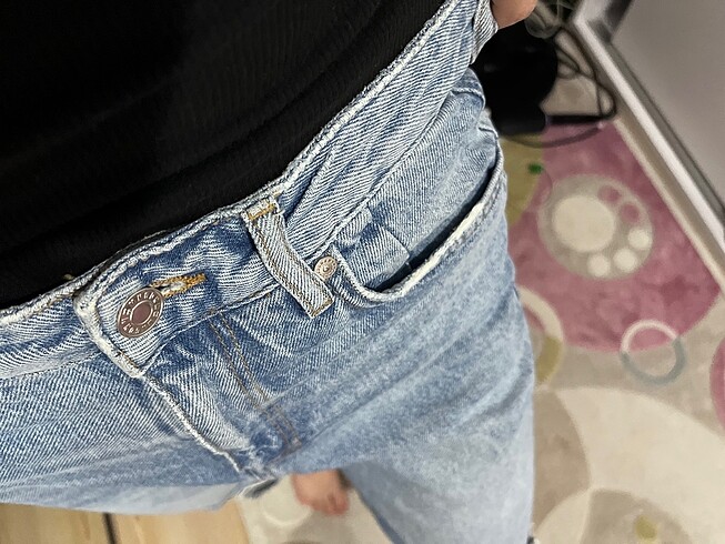 36 Beden mavi Renk Mango Jean