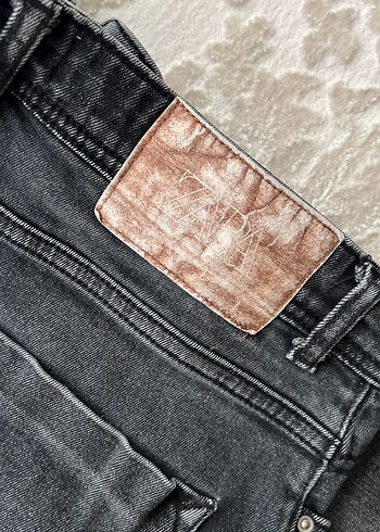 Gri Denim Rahat Kesim Kadın Pantolon - Görsel 3