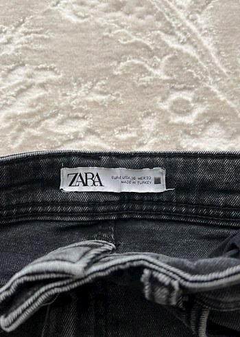 Gri Denim Rahat Kesim Kadın Pantolon - Görsel 2