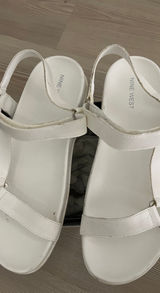 Kadın Beyaz Platform Topuklu Sandalet - Görsel 2