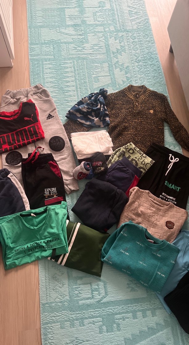 Mavi Triko Erkek Çocuk Kazak - Görsel 3