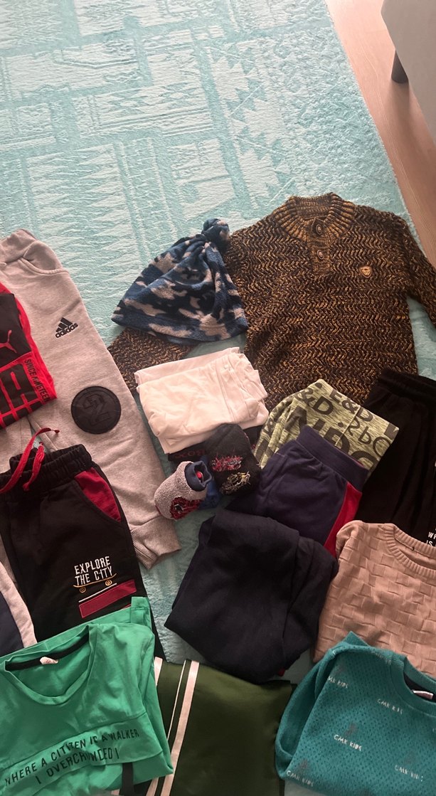 Mavi Triko Erkek Çocuk Kazak - Görsel 5