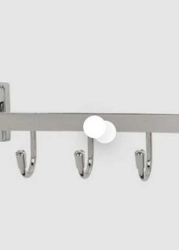 Gri Metal Duvar Askısı 3 Kancalı