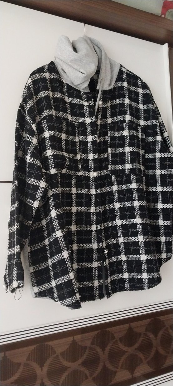 ekose bayan gomlek - Görsel 5