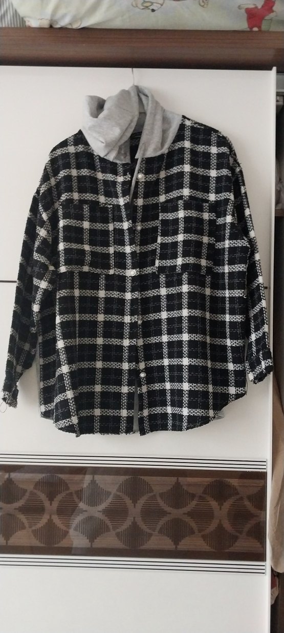 ekose bayan gomlek - Görsel 4