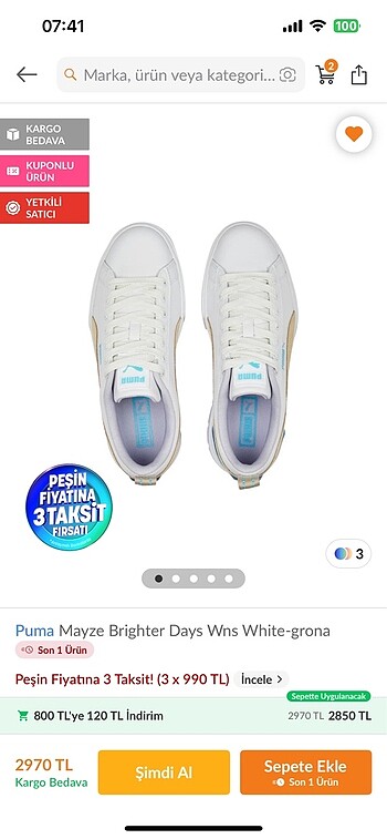 Puma Puma spor ayakkabı