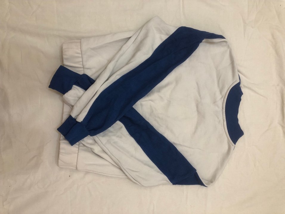 Mavi Uzun Kollu sweat - Görsel 2