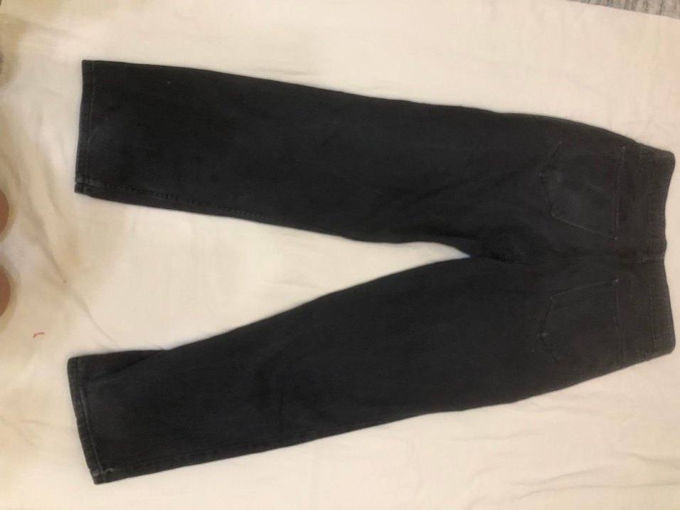 Erkek Siyah Gotik Baskılı Kot Pantolon - Görsel 3