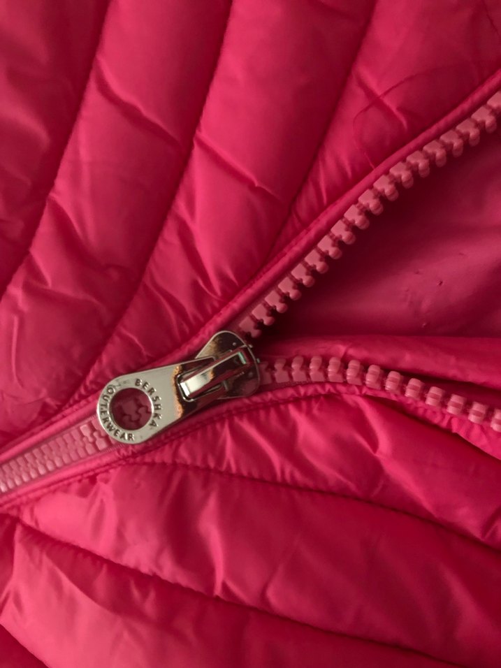 Bershka Pembe Kadın Kışlık Kısa Mont - Görsel 4