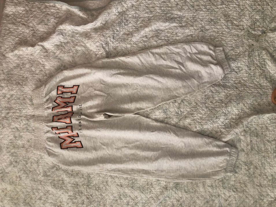 Bershka Gri Midi Kadın Bol Kesim Keten Eşofman - Görsel 2