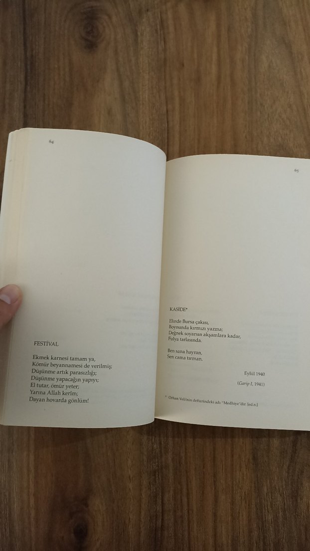 Orhan Veli Bütün Şiirleri - 42. Baskı - Görsel 2