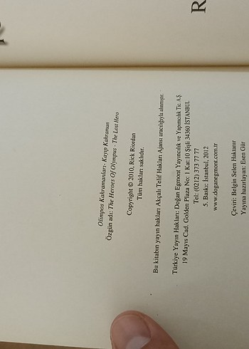 Kayıp Kahraman - Rick Riordan - Görsel 5